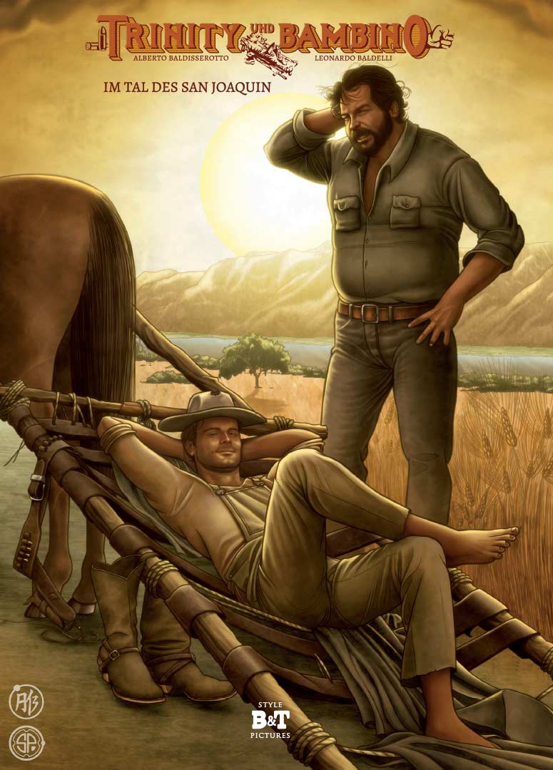 Copertina del fumetto prequel di Lo chiamavano Trinità…